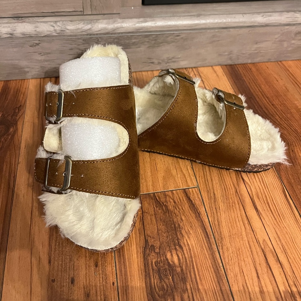 COPY - Corky’s Fuzzy sandals